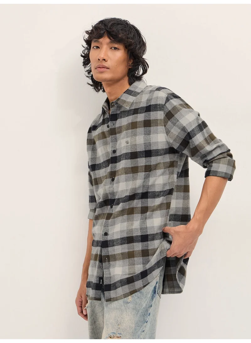 THE BEAR HOUSE  Men’s Long Sleeve Shirt – Classic, Comfortable and Stylish Essential for Work, Travel or Casual Outings for Men | Best Price UAE