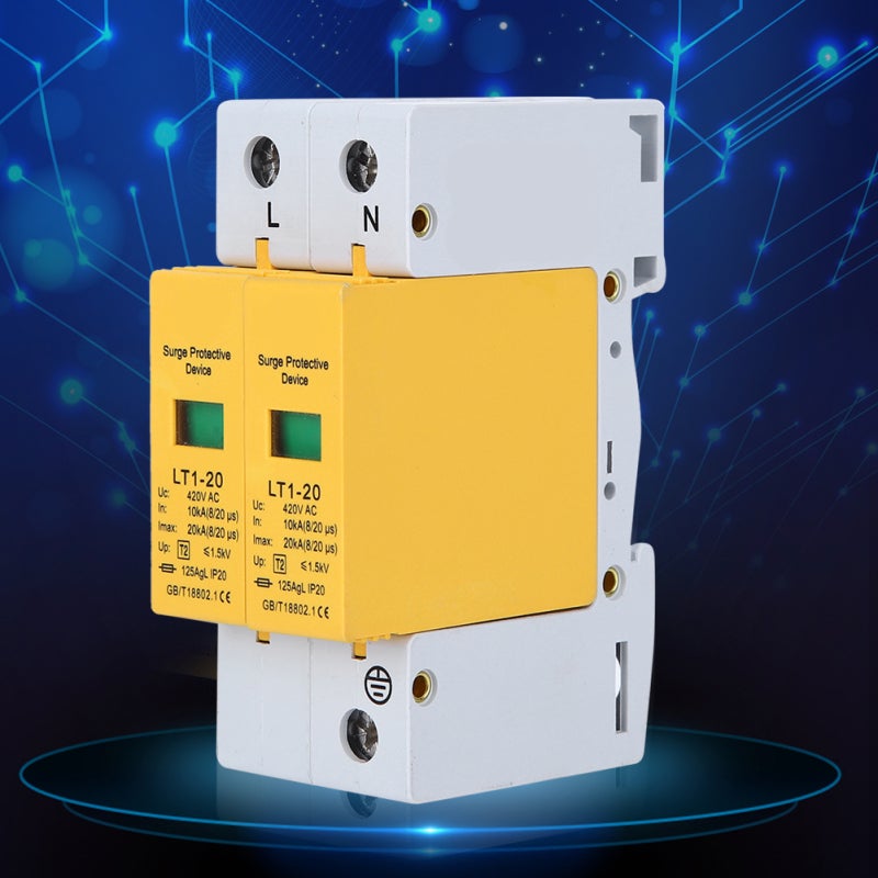 High-definition Glass Plug-in Module - Precise Chips With Superior Clarity & Thunder Protection Three-phase Electrical Protection Module for Industrial & Commercial Electrical Applications - Image 4