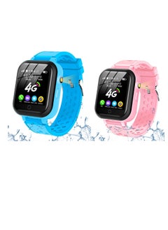 FARROBIZZ PACK 2 Smart Watch for Kids, 4G Kids Phone Smartwatch with GPS Tracker, WiFi SMS, Call, Voice Video Chat, Bluetooth, Audio Recording, Alarm, Pedometer, Wrist Watch for 4-16 Boys Girls Birthday Gifts  - Image 1