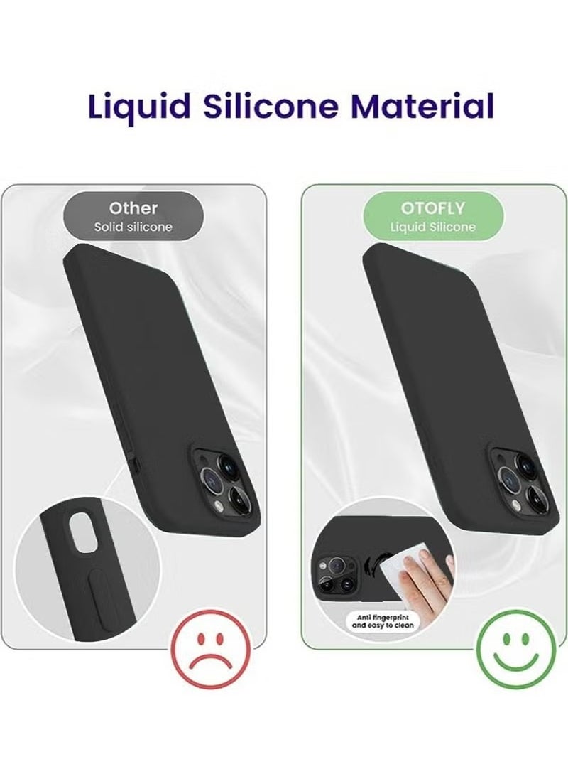 X-level iPhone 15 Pro Max Mobile Case Cover with Soft Liquid Silicone Protection Anti-Scratch Shockproof Accessories Slim Protective Back Cover with Comfortable Hold Touch Feeling and Anti-fingerprint  - Image 4