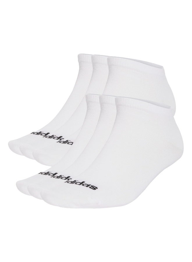 Adidas Thin Linear Ballerina Socks 6 Pairs - Image 1