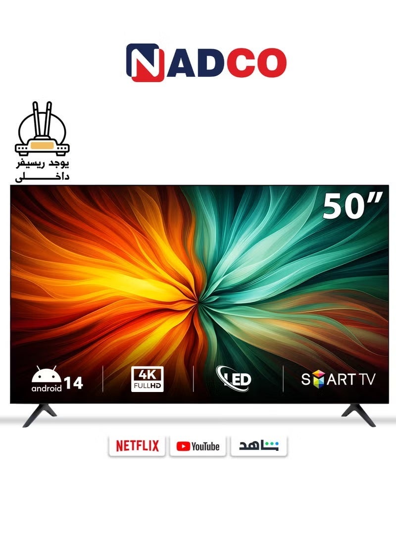 Nadco 50 Inch Smart LED 4K UHD TV with WebOS, Wi-Fi, Netflix & YouTube – Model NC-50T - Image 1