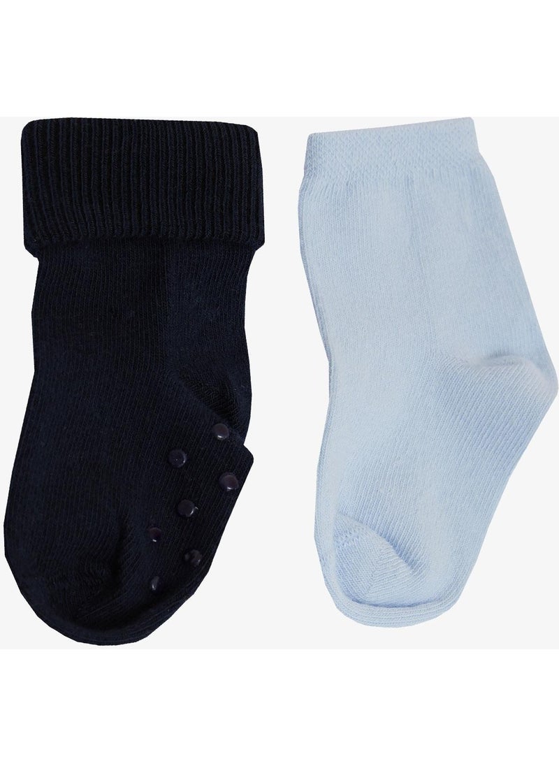 Katamino - Baby Boy Socks 2 Piece Abs Li Basic 0-24 Months, Mixed Color - Image 1