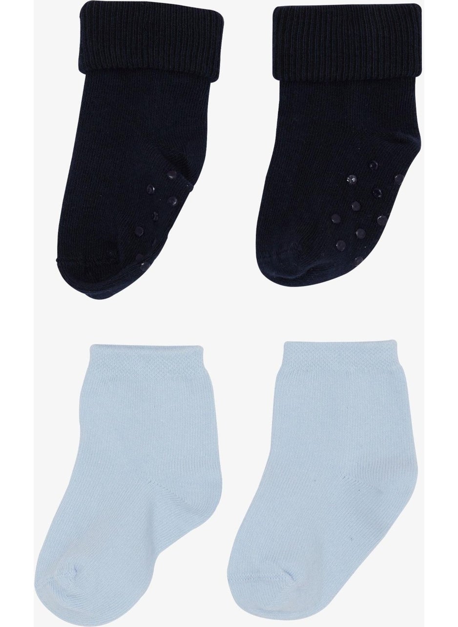 Katamino - Baby Boy Socks 2 Piece Abs Li Basic 0-24 Months, Mixed Color - Image 1
