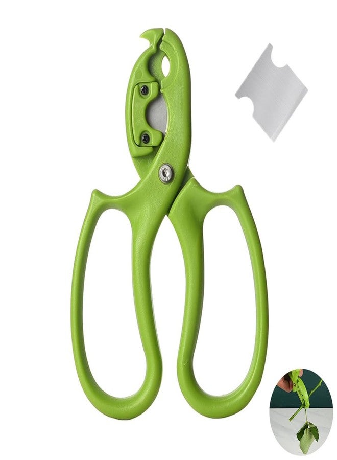 TorSor Garden Flower Scissors Safety Garden Clipper Flowers Pruning Shears with Rose Thorn Stripper Tool Thorn Remover Flower Stem Cutter Shears Flower Clippers for Rose Stem Fresh Flowers Stems - Image 1