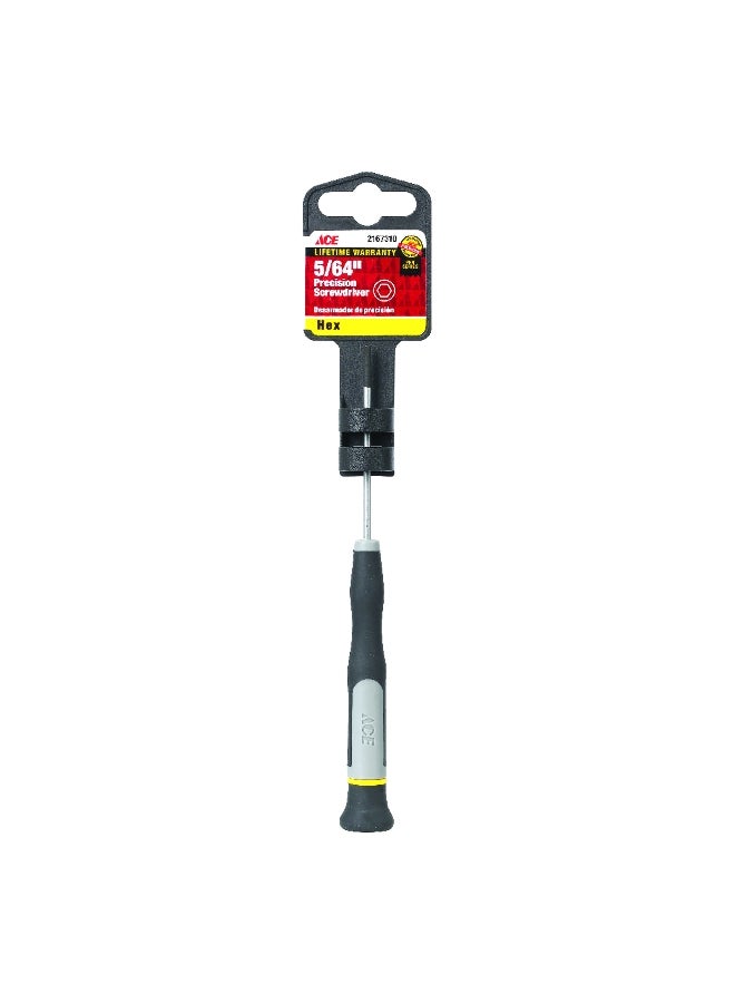 ACE Slotted Precision Screwdriver Black and Grey 5/64 x 2.5 Inch 2167039