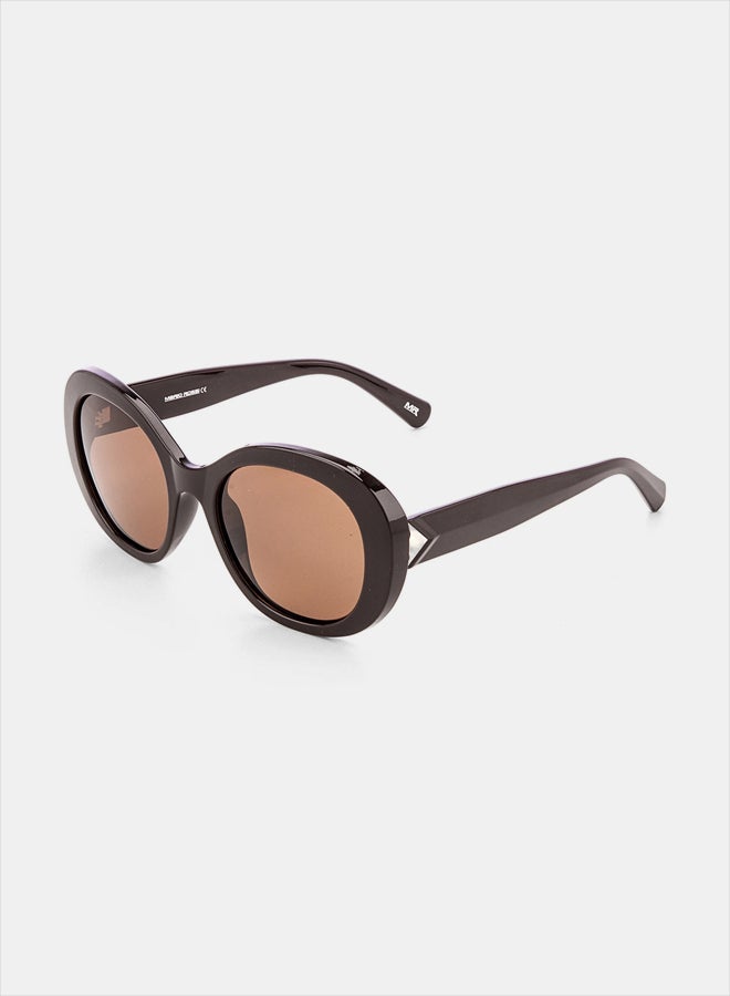 Mario Rossi  Round  women  Sunglasses  100% UV protection   Italy - Image 1