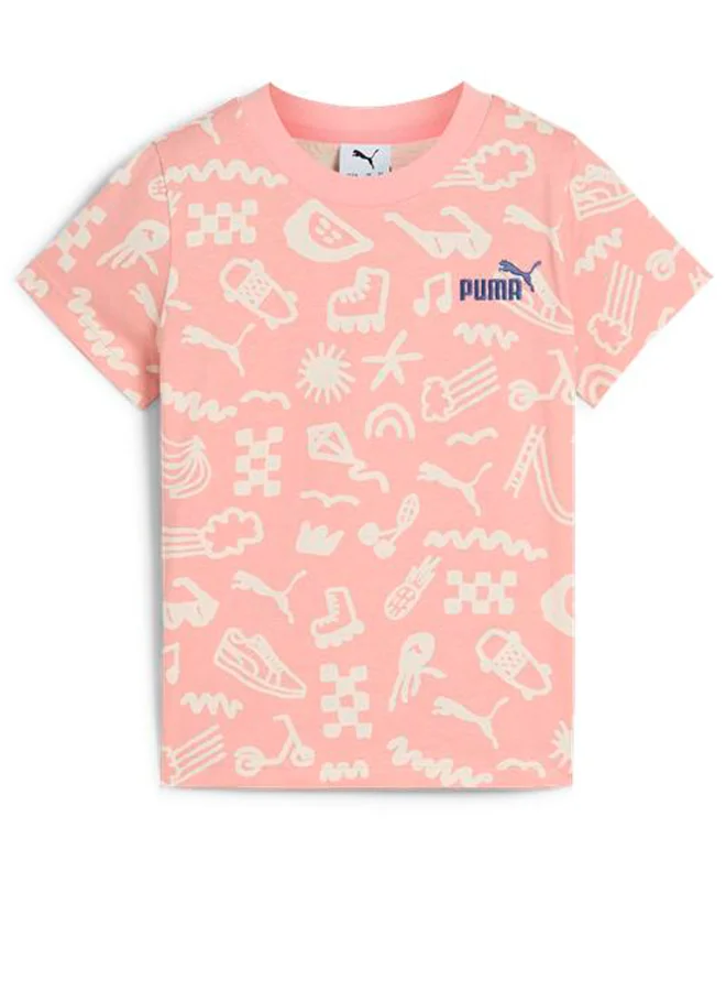 PUMA Kids Sandy Adventures Aop T-Shirt