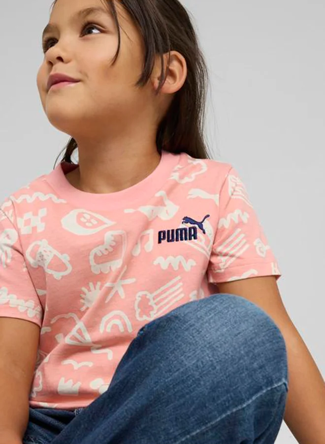 PUMA Kids Sandy Adventures Aop T-Shirt
