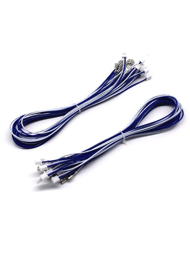 Arcity 20 Pcs Arcade Button Wires Harness Cable for Zero Delay USB Encoder PCB with 0.187" 4.8mm Terminals 15.74inch Compatible with Micro Switches HAPP Style Arcade Buttons Joysticks New - Image 1