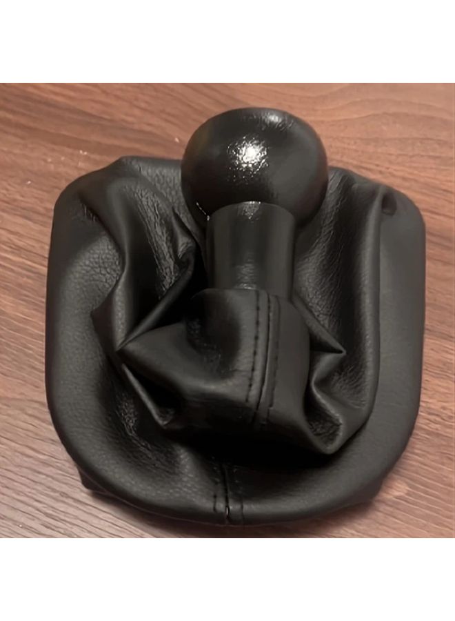 Faux Leather 5 Speed Gear Shift Knob Gaiter Boot Cover for Peugeot Citroen - Image 4