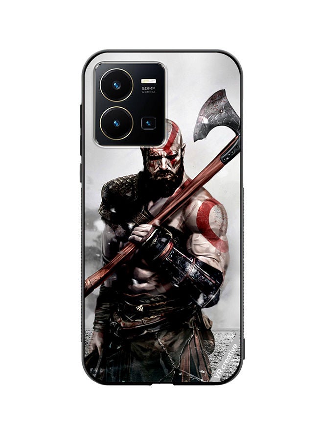 VR CREATIVE Protective Case Cover For Vivo Y35 God Of War Movie Design Multicolour