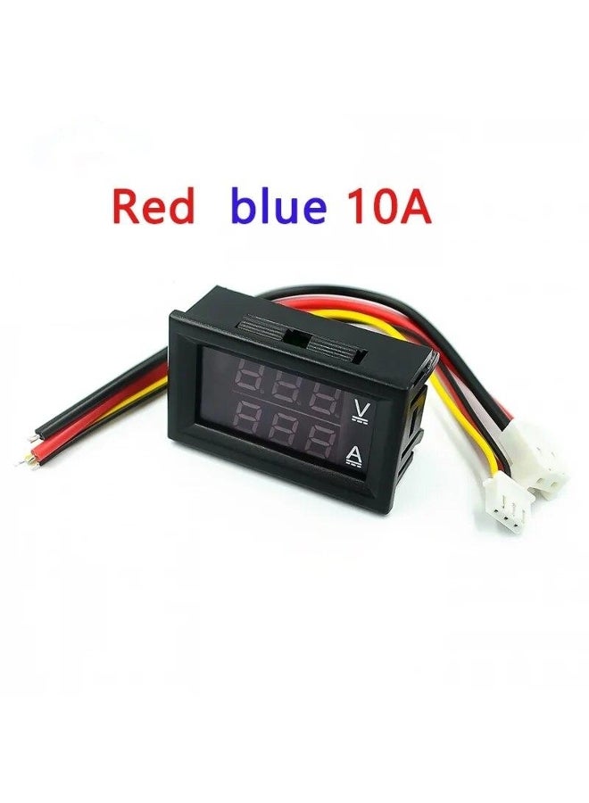 DC 0-100V 10A 100A LED Digital Voltmeter Ammeter Dual Display Voltage Detector Current Meter DSN-VC288 Module  - Image 1