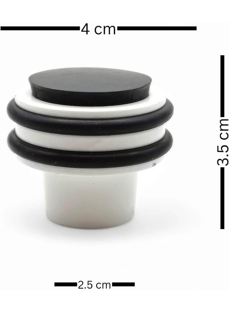 German door bumper with shock absorbing rubber retainer - Image 2