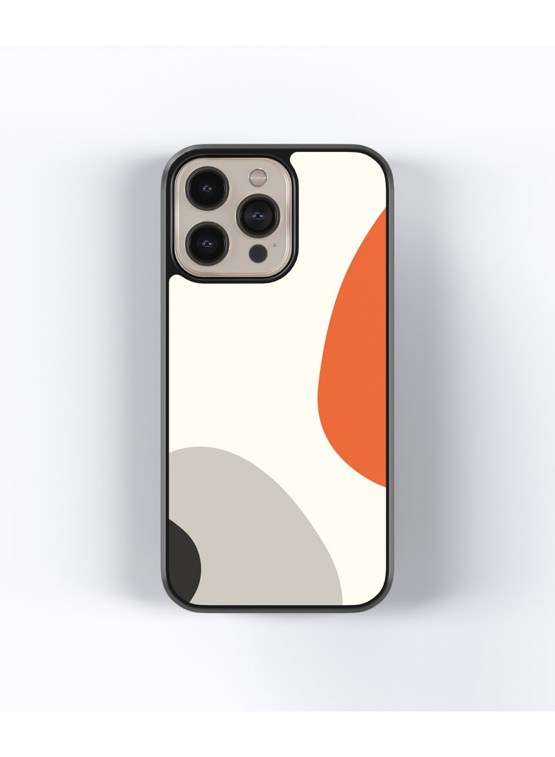 Shopnity iPhone 16 Pro Max Case – Retro Minimalist Design, Stylish Case | Slim, Shockproof, Dotted Grip Sides For Better Hold - Image 1