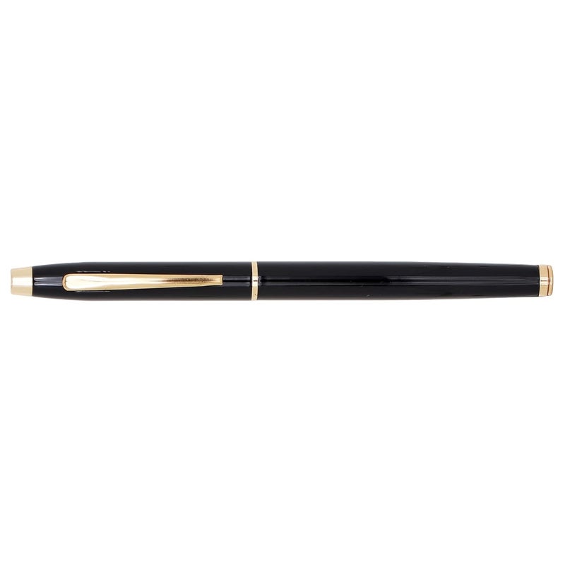 CrownLit Personalised Metal Pen with Name, Logo, Pack of 1 (Gold Black Cap) - Image 2