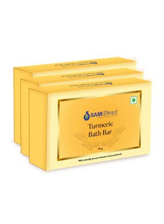 SAMI Direct Turmeric Bath Bar (3 Soaps X 75G) Pack Of 4 - Image 2
