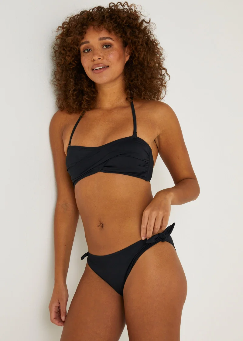 Matalan Black Twist Bikini Bottoms