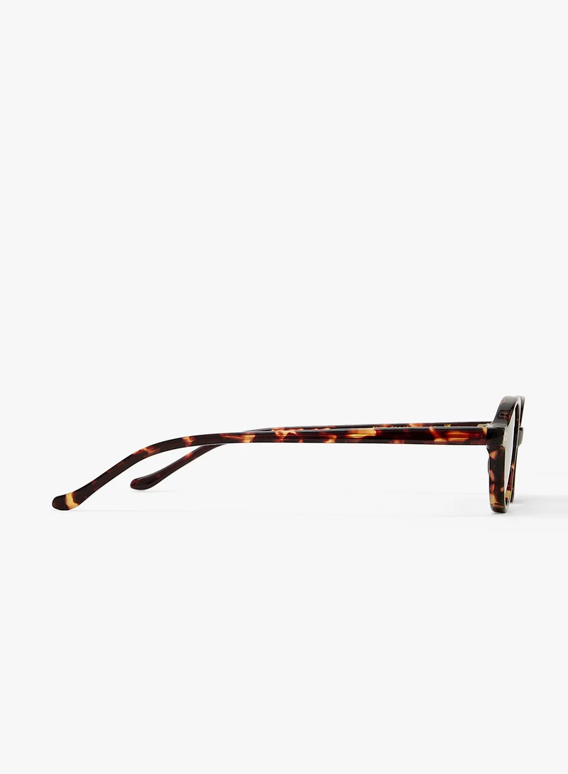 KAREN WAZEN Noor Oval Sunglasses