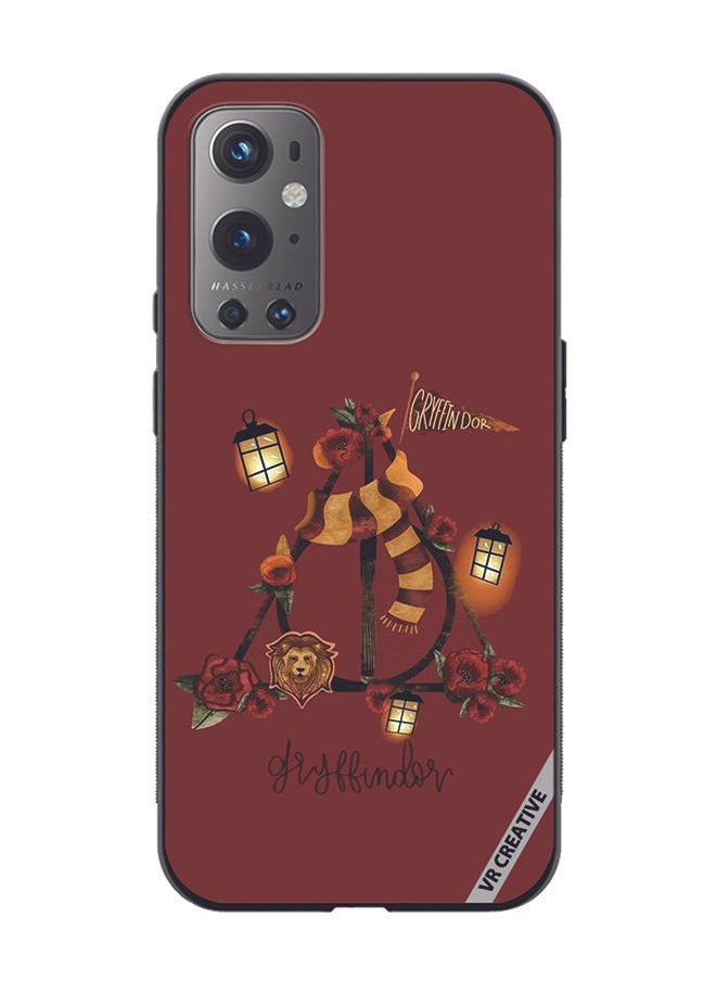 Protective Case Cover For OnePlus 9 Pro Gryffindor Design Multicolour
