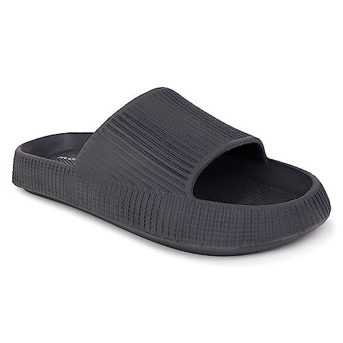 Hygear Men's Xpress Dark Grey Slippers_7 UK (HG-GE-1004) - Image 1