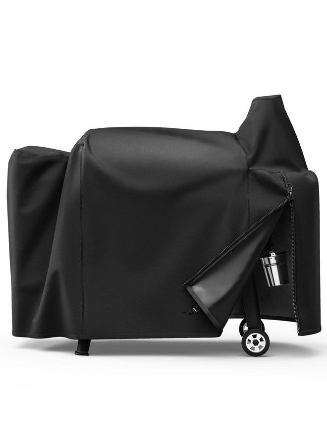 Shinestar SHINESTAR Upgraded Pellet Grill Cover for Pit Boss 820 Series, Pro Series 850, Special Zipper Design, Easy to Put On and Take Off, Waterproof, Black  - Image 1
