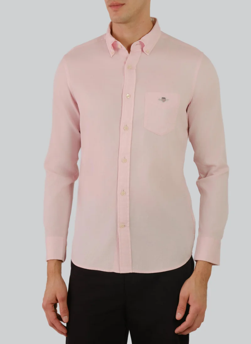 غانت Af Honeycomb Texture Shirt