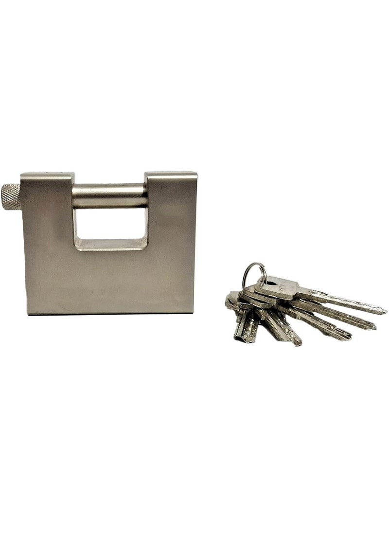 Bravo - high quality lock is durable and safe. They come in different models, high security with 4 keys (84 mm) and others with different key numbers and sizes - Image 1