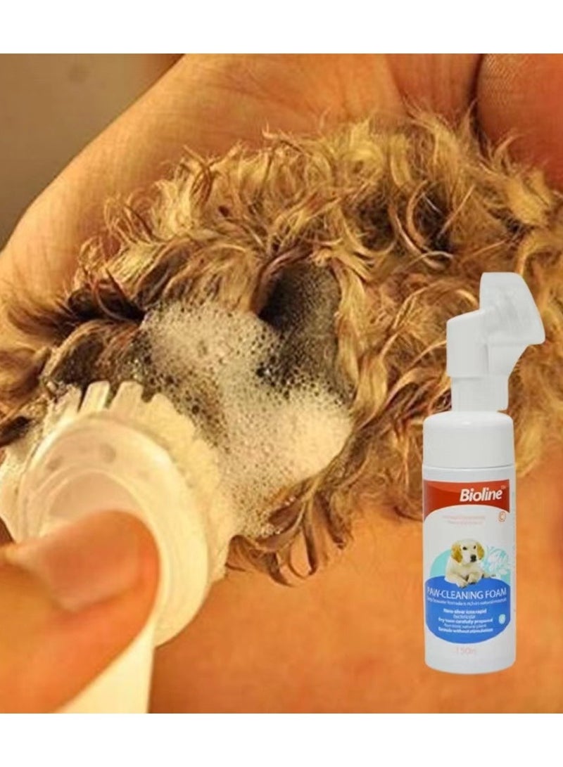 Bioline Paw Cleaning Foam For Dogs 2X150ml - Image 2