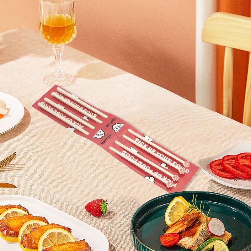 Ceramic Cats Paws Chopsticks For Baby And Kids Beginner Training Helper For Fun And Easy Dining Kitchen Tool Safe - Image 4