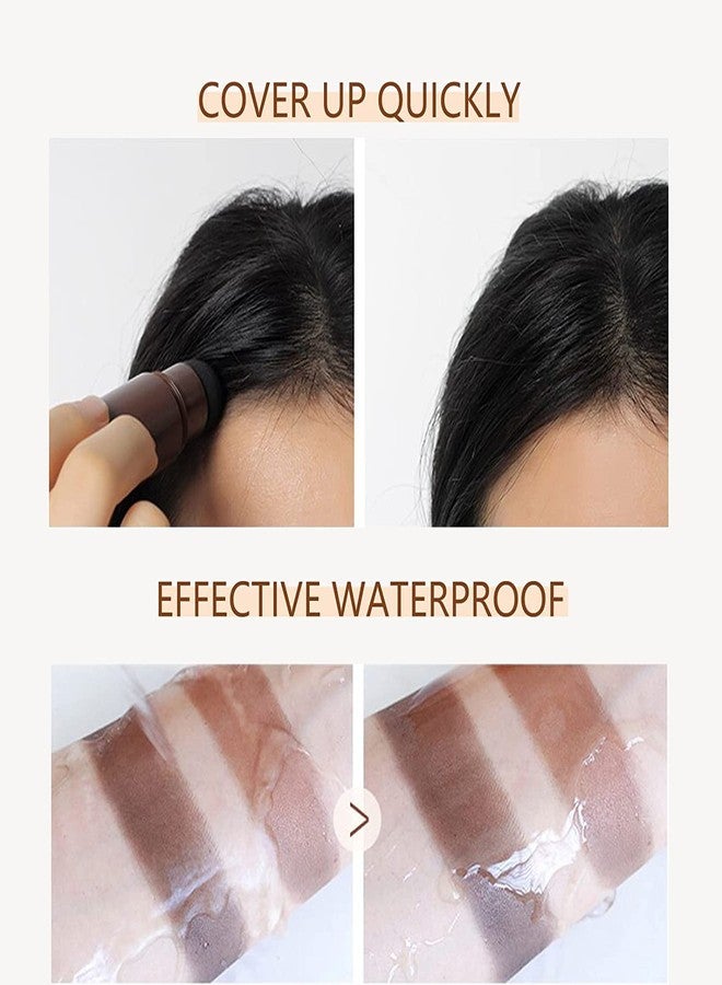 VBA Hair Filler Root Touch Up Powder for Thinning Hair, Hair Powder Eyebrow Powder for Men/Women Hair, Root Cover Up Stick (BROWN) - Image 5