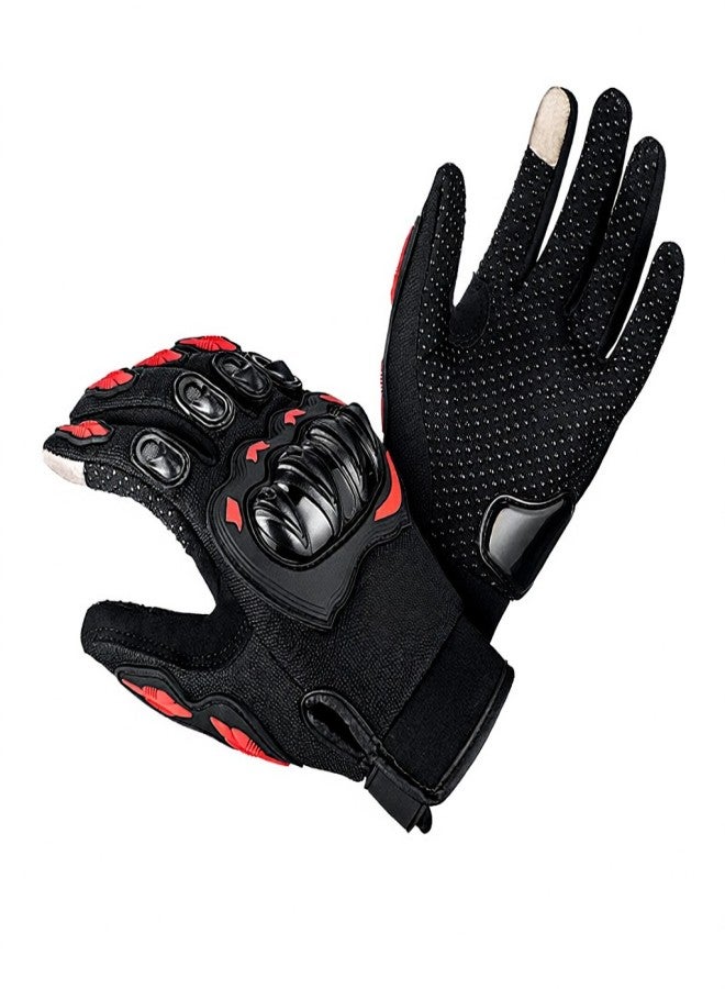 BSDDP Motorcycle Riding Gloves Rider Anti-slip Anti-drop Breathable Outdoor Full Finger Touch Screen Gloves - Image 5