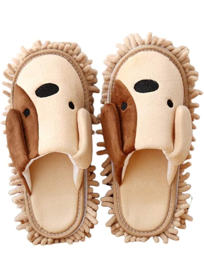 PROMASS Unisex Multifunction Cleaning Slippers, Slippers Floor Cleaning Mop Dust, Detachable Mopping Shoes House Floor Cleaning Mop Microfiber Sole, for Reusable Kitchens Bathroom Living Room Floor(1 Pair) - Image 1