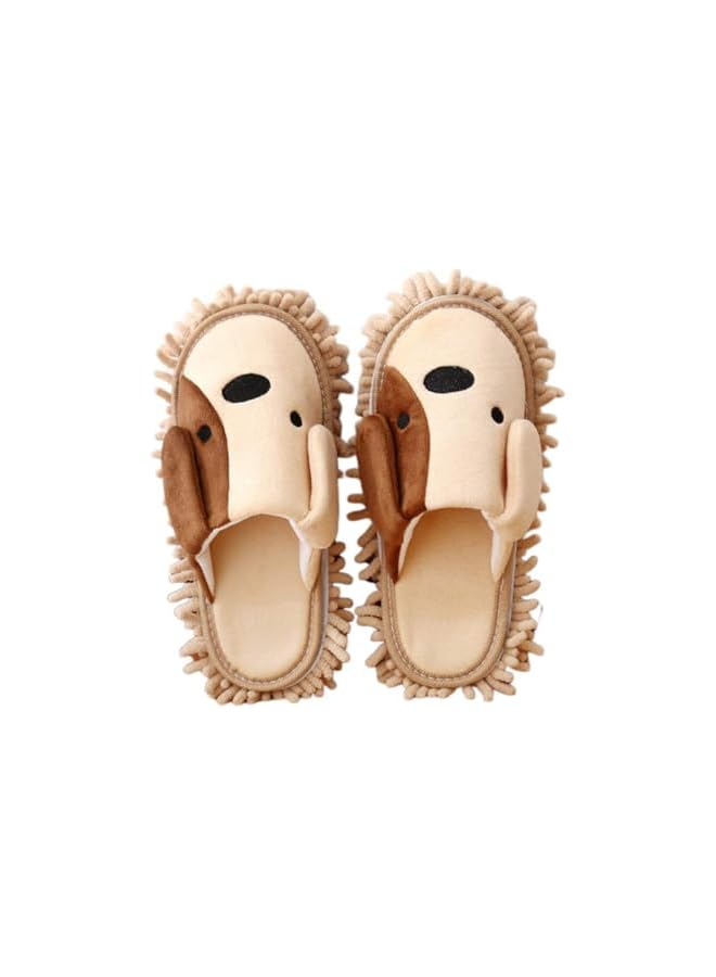 PROMASS Unisex Multifunction Cleaning Slippers, Slippers Floor Cleaning Mop Dust, Detachable Mopping Shoes House Floor Cleaning Mop Microfiber Sole, for Reusable Kitchens Bathroom Living Room Floor(1 Pair) - Image 2
