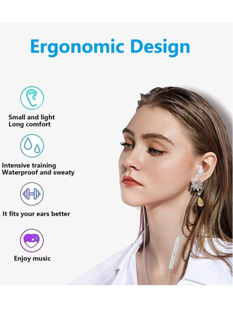 ELTRAZONE - Lightning Headphone Wired for iPhone 13 [Apple MFi Certified] Built-in Microphone & Volume Control, in-Ear Stereo Headset Compatible with iPhone 13 Mini/SE/12 Pro/12Pro Max/11/X/8 7-All iOS System - Image 1