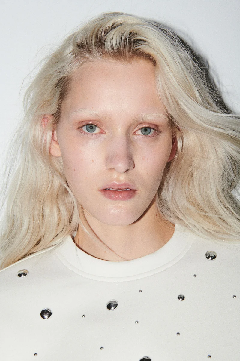 H&M Studded scuba sweatshirt