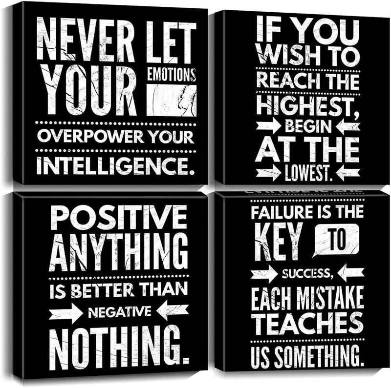 Biufo Inspirational Motivational Wall Art Set - Image 1