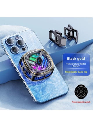 Mimo CX07 Icing Mobile Phone Radiator Semiconductor Refrigeration Mute Magnetic Backclip Universal With Three-gear Digital Display-Color:X76 (black Gold Digital Display) - pzsku/ZD6FDE6C2587DDF83C87CZ/45/1746231311/054ad3e5-6d5d-443c-a725-8eb6846b7dc2