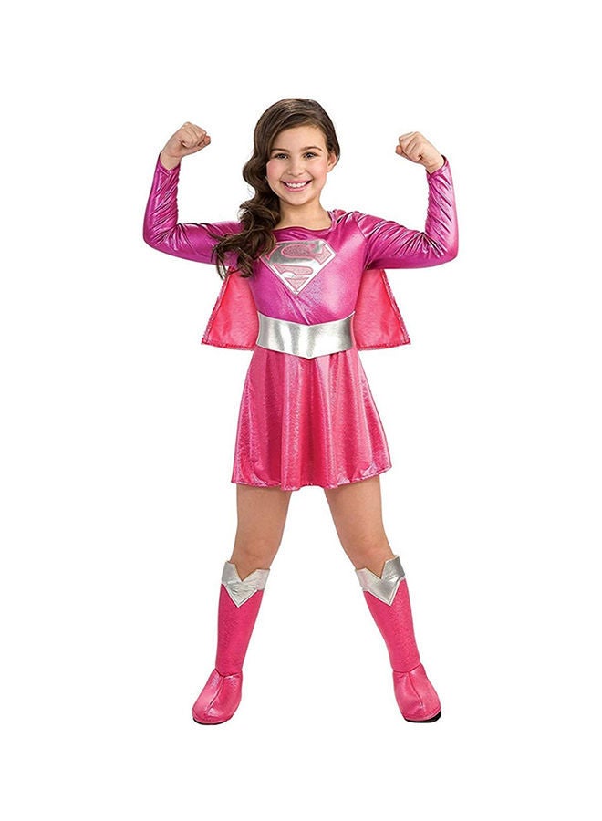 Y&D Super Girl Party Fancy Costume 4 - 6 Years - Image 1