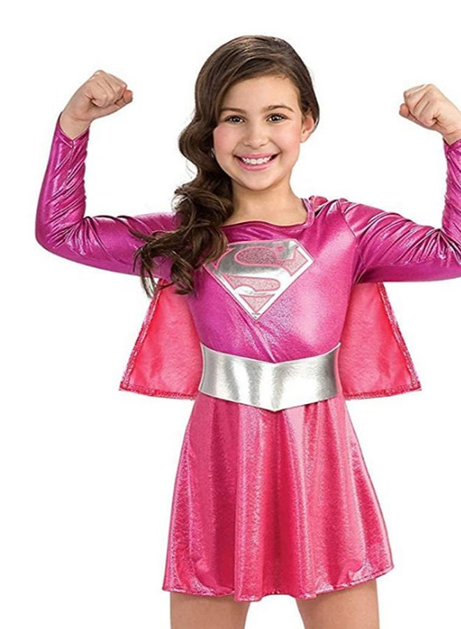 Y&D Super Girl Party Fancy Costume 4 - 6 Years - Image 2