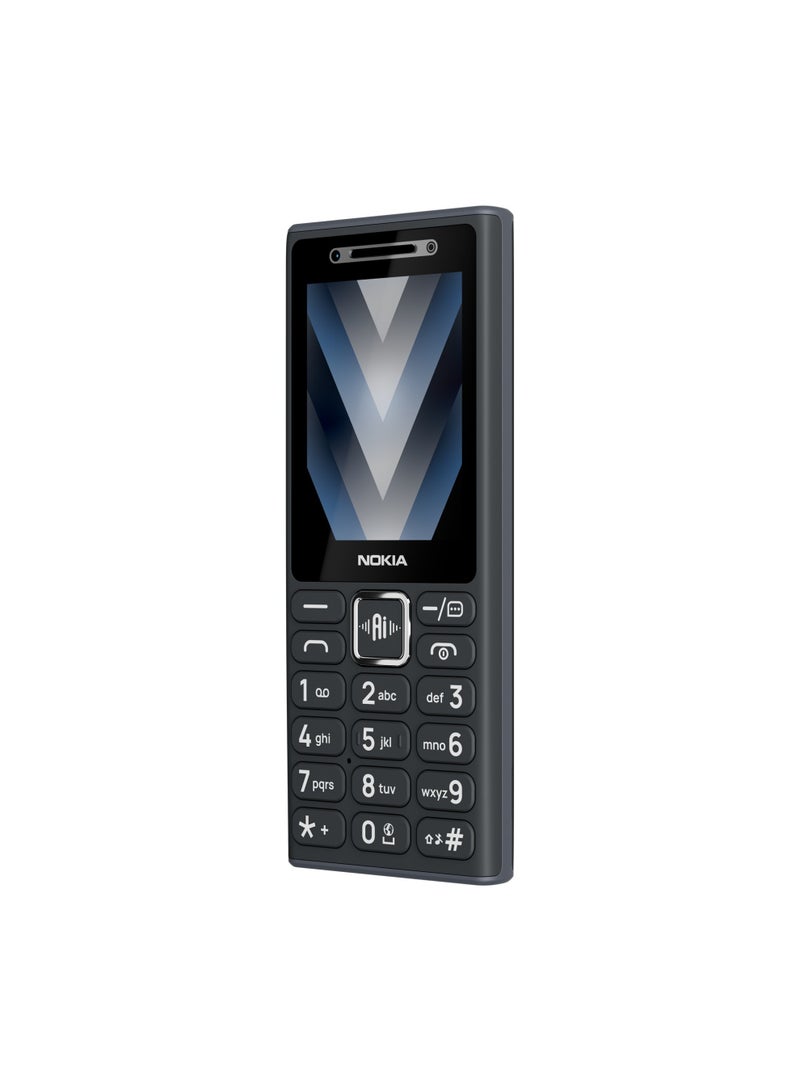 نوكيا 200 ثنائي الشريحة، أسود، 64 ميجابايت من ذاكرة الوصول العشوائي، 128 ميجابايت، 4G - إصدار الشرق الأوسط - Image 2