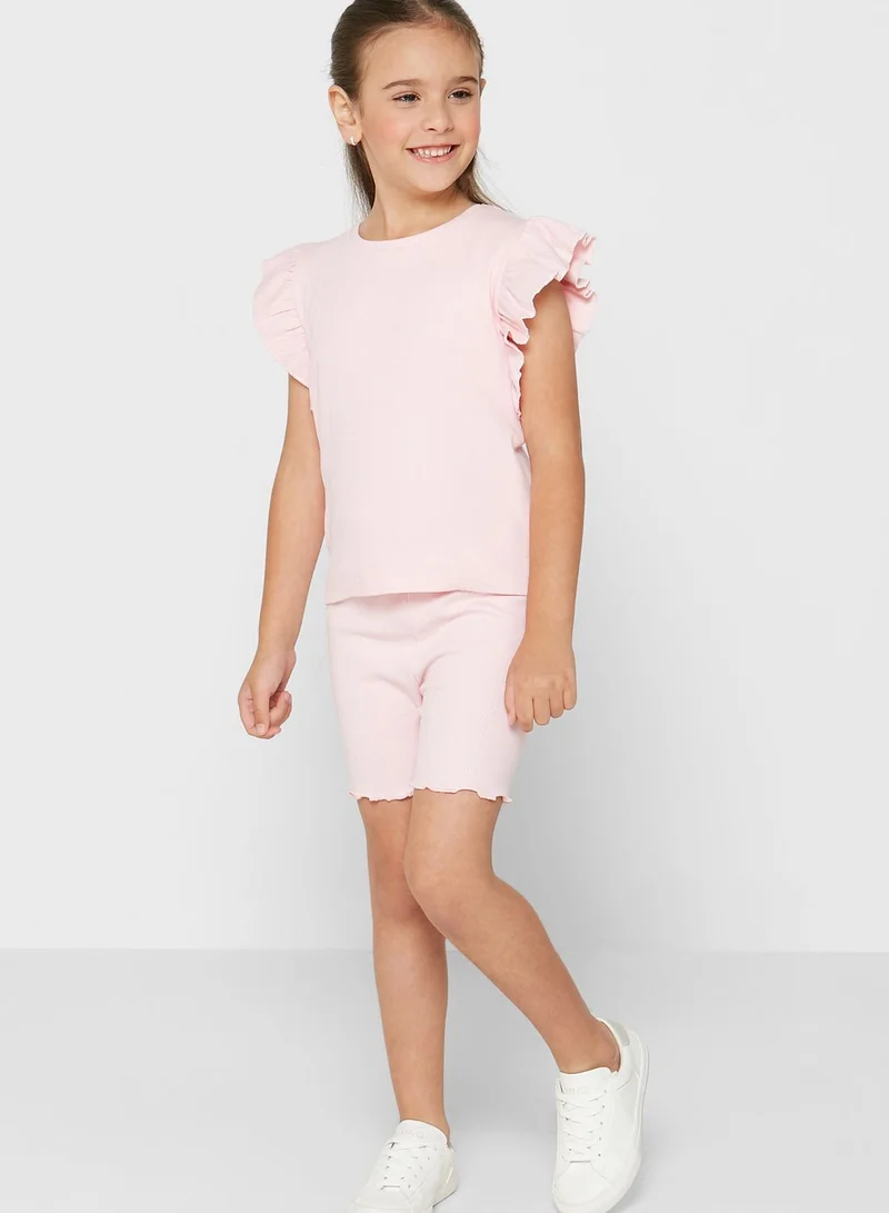 MINOTI Kids Rib Biker Shorts