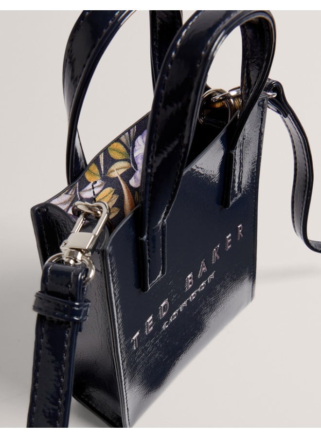 Ted Baker Mini Printed Crinkle Icon Bag - Image 4