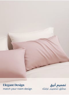 Master Home Textile Satin Silk Pillowcase for Hair and Skin, Cooling Satin Pillowcase, Standard Size Set of 2 Pack, Super Soft Pillowcase with Envelope Closure  - Image 3