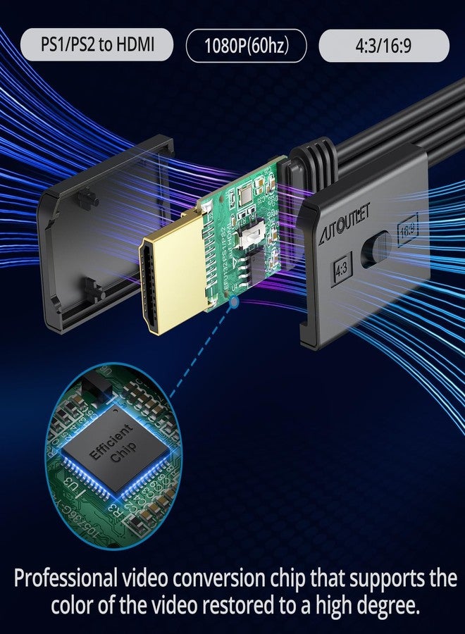 أوتو يوتيليت محول AUTUOUTLET من PS2 إلى HDMI - Image 2