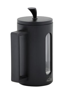 Any Morning French Press Coffee Maker 600ml / 20oz, Borosilicate Glass Hot and Cold Coffee Maker, Coffee Press Stainless Steel Filter, Durable Heat Resistant, Black - FF002  - Image 5