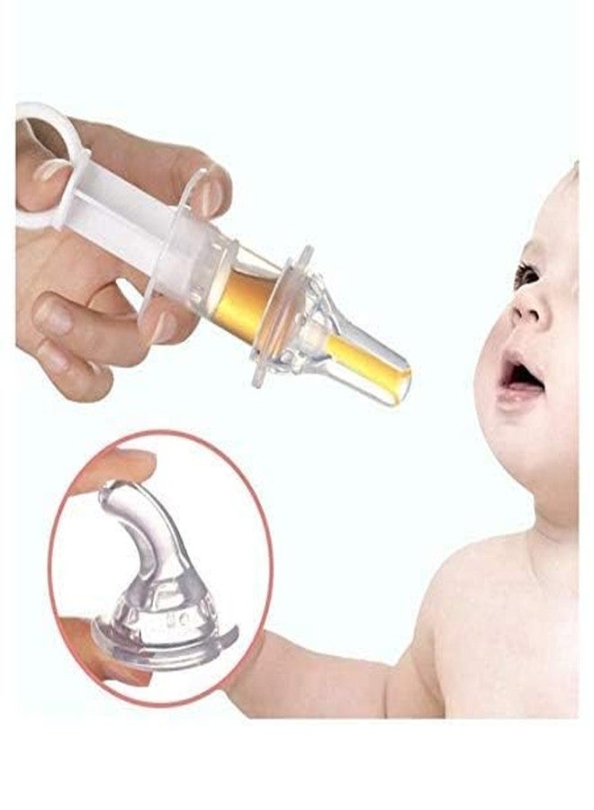 JUSTLIST Baby Medicine Dispenser with Soft Nipple | Oral Syringe Feeder for Newborns & Infants | Accurate Dose Feeding (Pack of 1) - Image 2