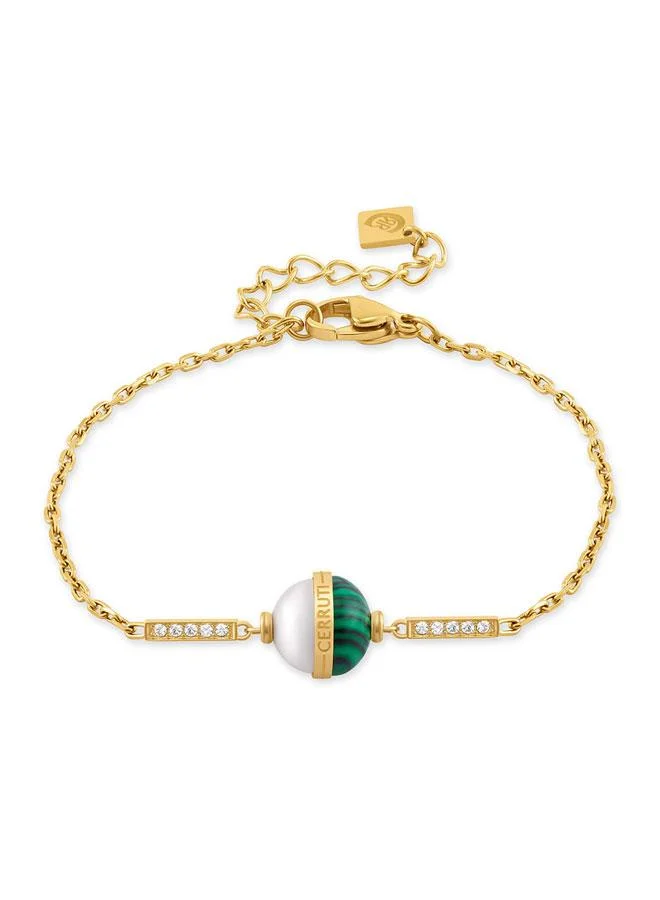 Luciana Gold Plated Stainless Steel Chain Bracelet for Women 170mm