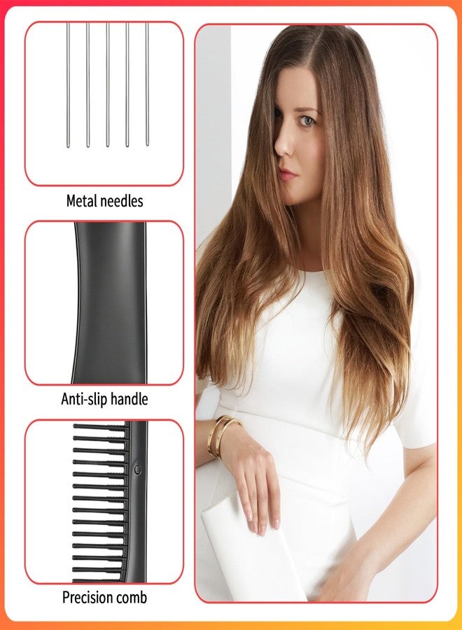 Psiriol 4 Pcs Hair Teasing Comb Set, Triple Teasing-Comb, Teasing Combs for Women, Professional Teasing-Comb with Rat Tail, Nylon Bristle Hair-Brush, Combs for Hair Styling (4 Styles) - Image 3