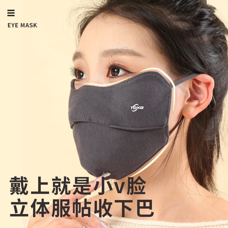 New Autumn Winter Warmth Mask Anti-Fog Unisex Black - Image 3